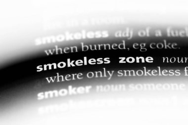 dumansız bölge Word'de bir sözlük. dumansız bölge kavramı.