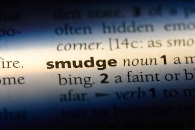 bir sözlüğü'ndeki sözcüğü leke. kavram leke.