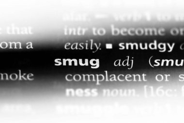 kendini beğenmiş tek kelimeyle bir sözlük. kendini beğenmiş kavramı.