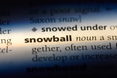 kartopu Word'de bir sözlük. kartopu kavramı.