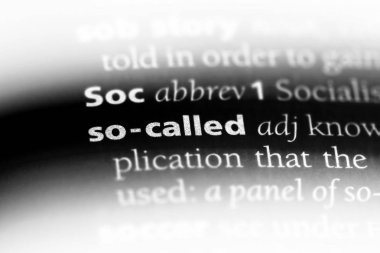 sözde tek kelimeyle bir sözlük. sözde kavramı.