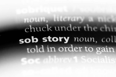 hüzünlü hikâye Word'de bir sözlük. hüzünlü hikâye kavramı.