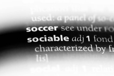 bir sözlüğü'ndeki sosyal sözcüğü. sürmeli kavramı.