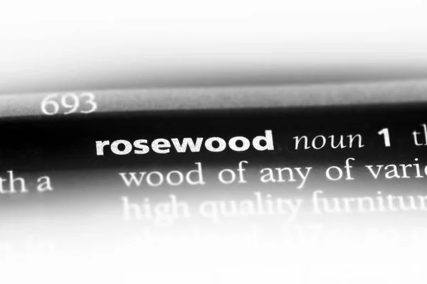 単語を辞書でローズウッド ローズウッドのコンセプト — ストック写真
