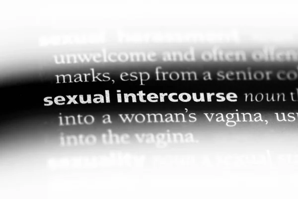 Stosunek Płciowy Słowo Słowniku Pojęcie Stosunku Seksualnego — Zdjęcie stockowe