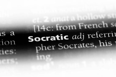Sokrat tek kelimeyle bir sözlük. Sokrat kavramı.