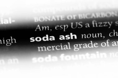 Soda kül Word'de bir sözlük. Soda kül kavramı.