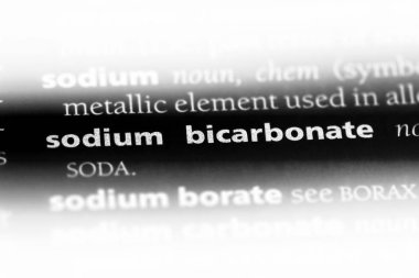 Sodyum bikarbonat Word'de bir sözlük. Sodyum bikarbonat kavramı.