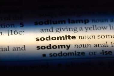 homoseksüel Word'de bir sözlük. homoseksüel kavramı.