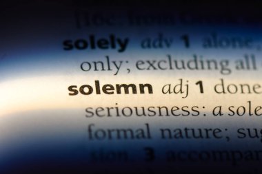 ciddi tek kelimeyle bir sözlük. ciddi kavramı.