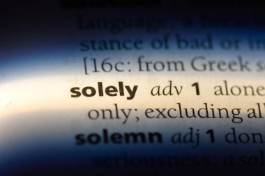 Sadece tek kelimeyle bir sözlük. Sadece kavramı.