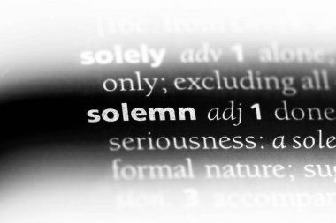 ciddi tek kelimeyle bir sözlük. ciddi kavramı.