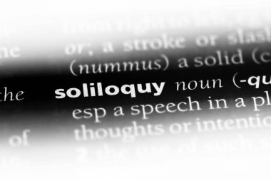 monolog Word'de bir sözlük. monolog kavramı.