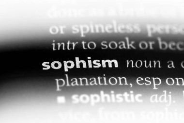 Sofistler Word'de bir sözlük. Sofistler kavramı.