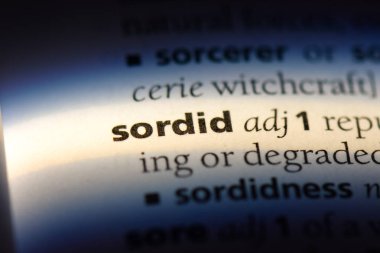 kirli kelime sözlüğe. sefil kavramı.