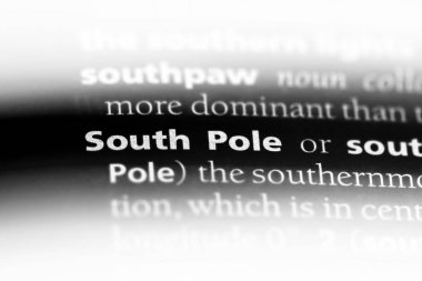 Güney Kutbu Word'de bir sözlük. Güney Kutbu kavramı.