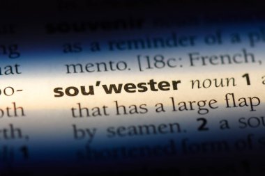 bir sözlüğü'ndeki SOU wester sözcüğü. Sou wester kavramı.