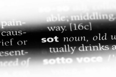 SOT Word'de bir sözlük. SOT kavramı.