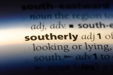 bir sözlüğü'ndeki Güney sözcüğü. Güney kavramı.