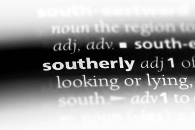 bir sözlüğü'ndeki Güney sözcüğü. Güney kavramı.