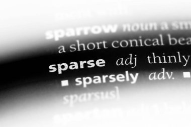 seyrek tek kelimeyle bir sözlük. seyrek kavramı.