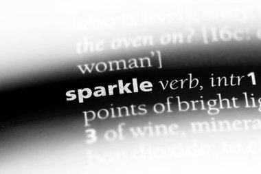 bir sözlüğü'ndeki sözcüğü ışıltı. ışıltı kavramı.