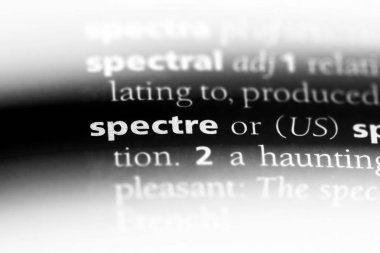 Spectre Word'de bir sözlük. Spectre kavramı.