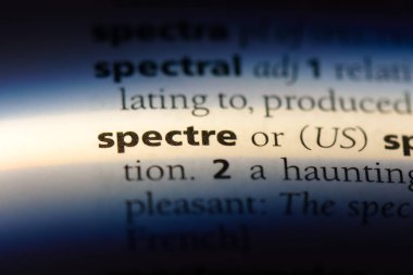 Spectre Word'de bir sözlük. Spectre kavramı.