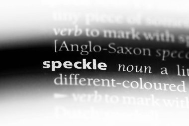 bir sözlüğü'ndeki sözcüğü benek. benek kavramı.