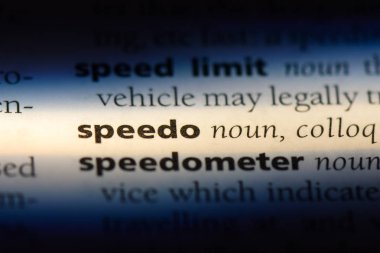 Speedo Word'de bir sözlük. Speedo kavramı.