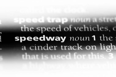 Speedway Word'de bir sözlük. Speedway kavramı.