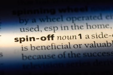 Word'de bir sözlük kapalı spin. kavram spin.