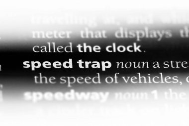 Hız tuzağı Word'de bir sözlük. Hız tuzağı kavramı.