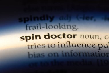 spin Doktor sözcük sözlüğe. spin Doktor kavramı.