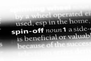 Word'de bir sözlük kapalı spin. kavram spin.