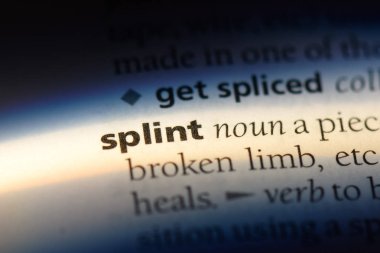 ateli Word'de bir sözlük. tahta kavramı.