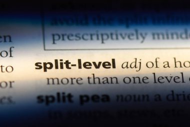 Split düzey Word'de bir sözlük. Split düzey kavramı.