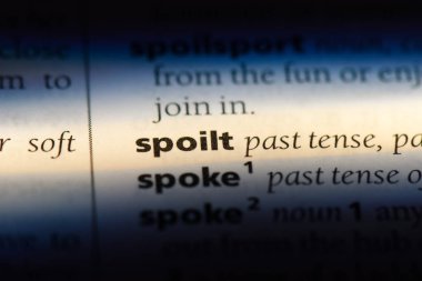 şımarık tek kelimeyle bir sözlük. şımarık kavramı.