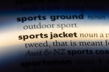 spor ceket sözcüğü sözlüğe. spor ceket kavramı.