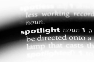 Word'de bir sözlük spot. Spot kavramı.