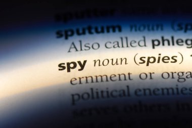 bir sözlüğü'ndeki sözcüğü casus. casus kavramı.