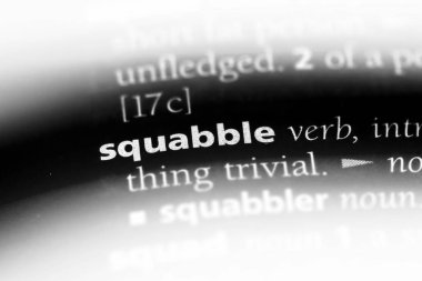 bir sözlüğü'ndeki sözcüğü didişme. tartışma kavramı.