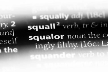 sefalet Word'de bir sözlük. sefalet kavramı.