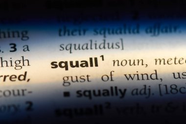 fırtına Word'de bir sözlük. fırtına kavramı.