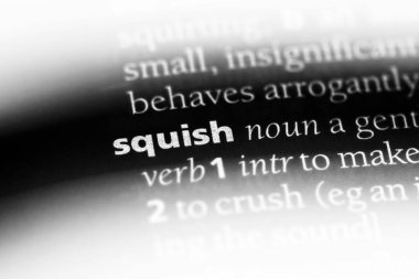 bir sözlüğü'ndeki sözcüğü ezmek. Balkabağını kavramı.