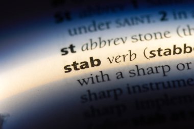 bıçak Word'de bir sözlük. bıçak kavramı.