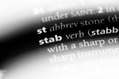 bıçak Word'de bir sözlük. bıçak kavramı.