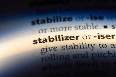 sabitleyici Word'de bir sözlük. Denge kavramı.