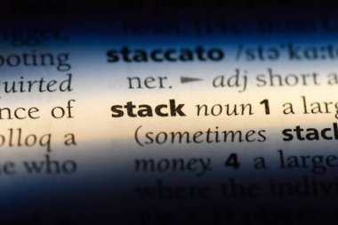 bir sözlüğü'ndeki sözcüğü yığını. yığın kavramı.