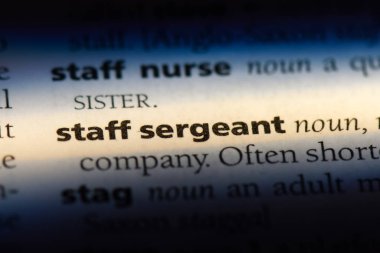 Astsubay Çavuş Word'de bir sözlük. Astsubay Çavuş kavramı.